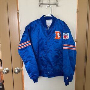 Starter Men’s Large NFL‎ Denver Broncos Vintage Authentic Pro Line Bomber Jacket